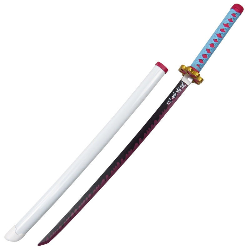 Anime Mitsuri Kanroji Costume Weapon Wooden Sword Costume Accessories
