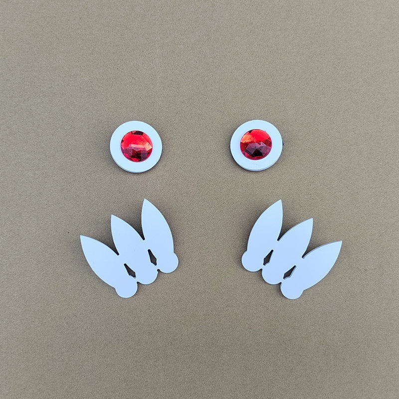 Anime Sailor Moon Usagi Tsukino Cosplay Accessories Hairpins Red Hair Pieces