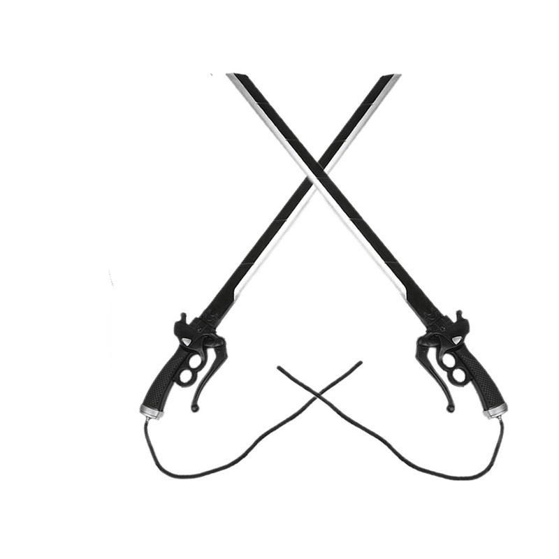 Attack On Titan Cosplay Props Sword Dual Blades Set Costume Accessories