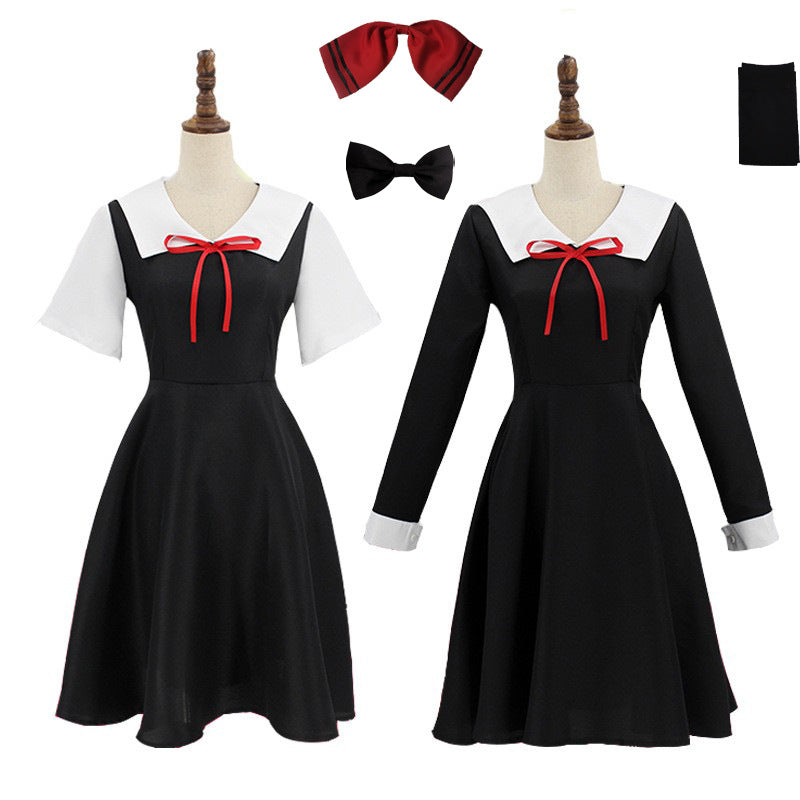Anime Kaguya-sama wa Kokurasetai/Kaguya-sama Love is War Kaguya Shinomiya Cosplay Costume With Wigs Set