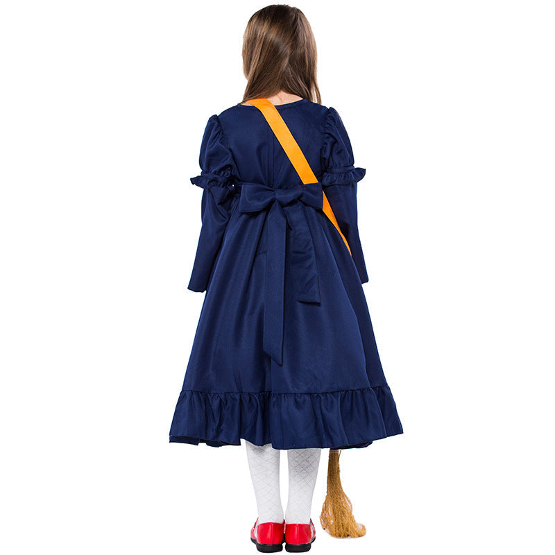 Kids/ Adults Version Kiki's Delivery Service Cosplay Kiki Cosplay Dress Costume Halloween Cosplay Outfit