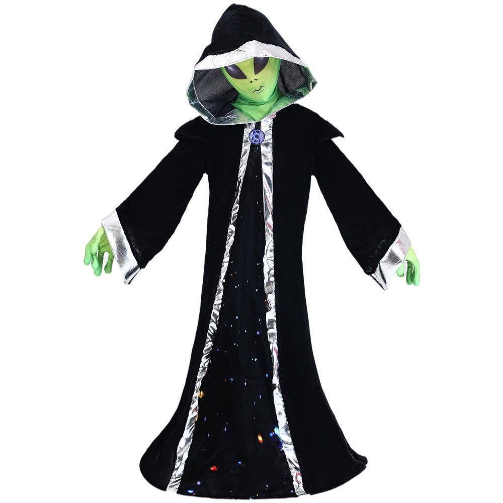 2023 Child Alien Costume Robe Boys Girls Halloween Carnival Party Costume