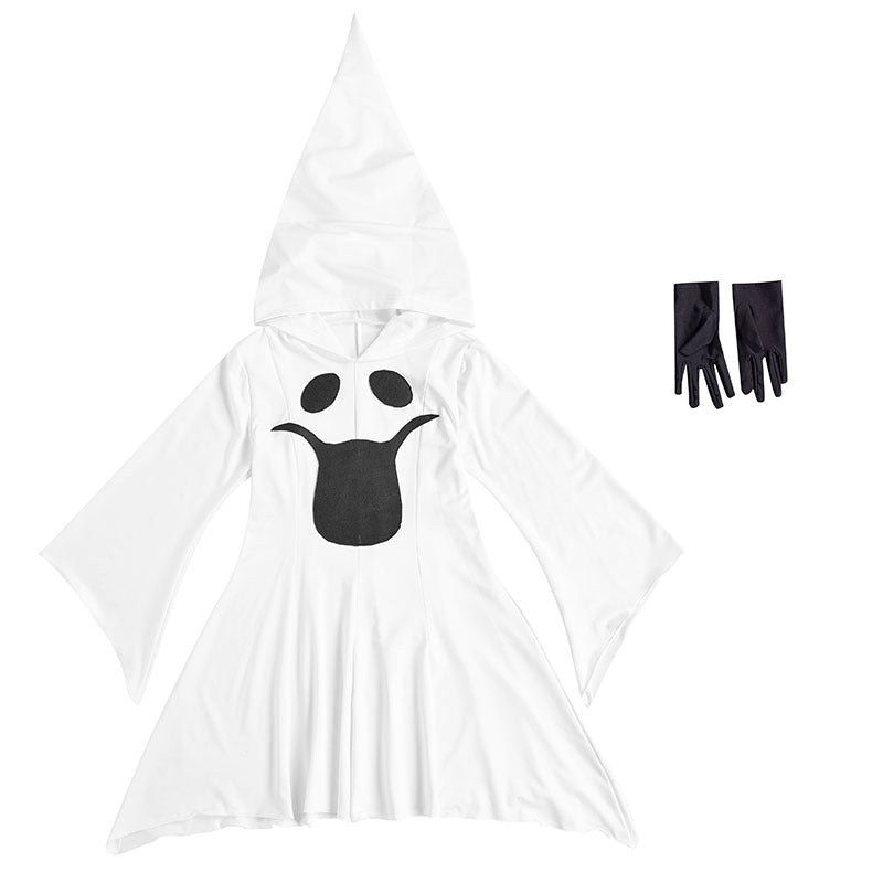 2023 Halloween Carnival Kids Costume Girl Boys Little White Ghost Costume
