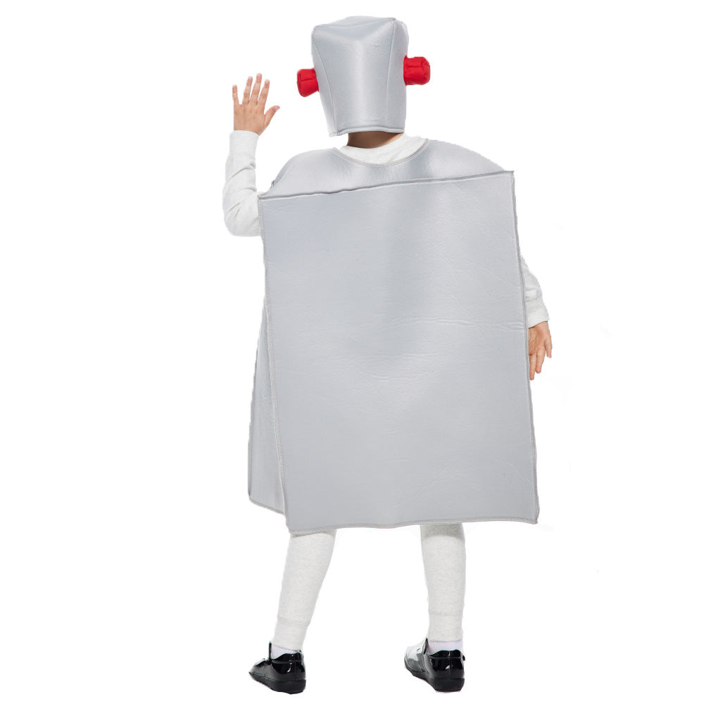 2023 Halloween Children's Performance Costume Robot Cosplay Costume Set
