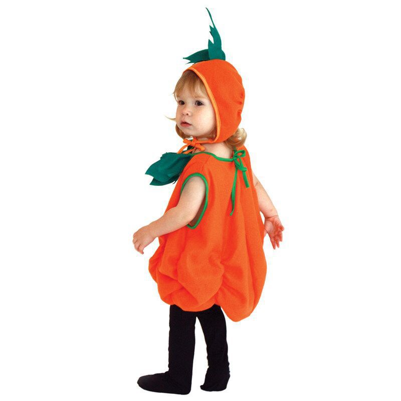 2023 Halloween Children's Pumpkin Costumes Boys Girls Masquerade Performance Costumes Toddler Pumpkin Costumes