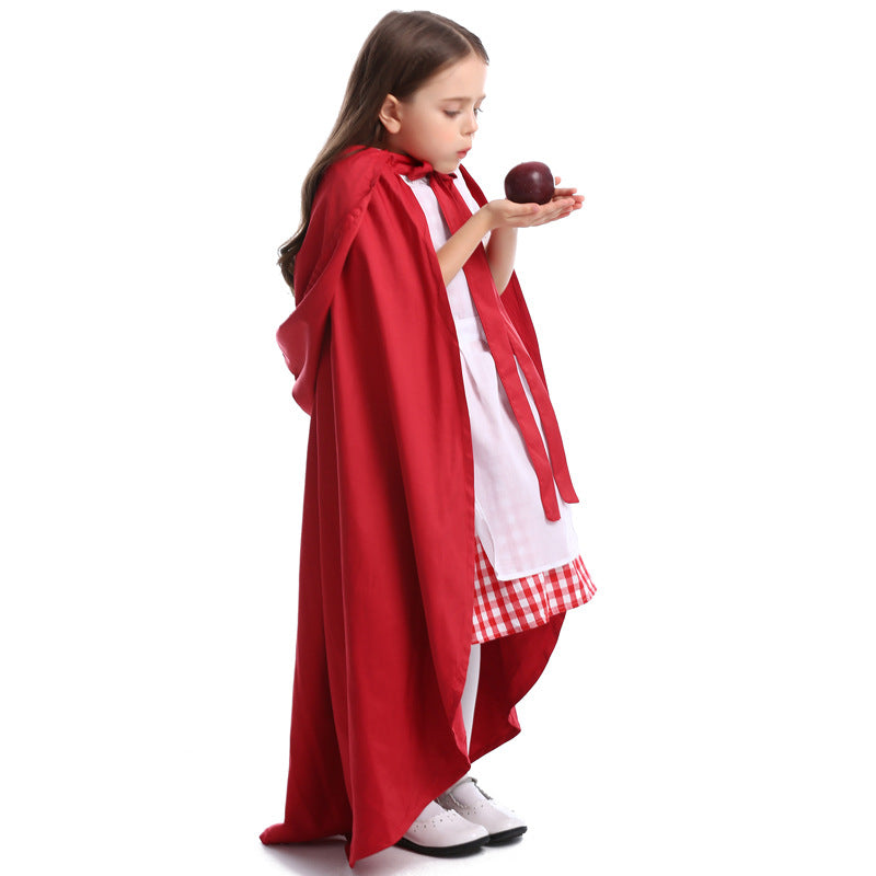 2023 Halloween Costumes Girls Little Red Riding Hood Costume Drama Performance Costume