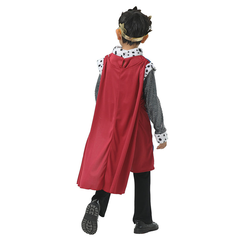 2023 Halloween Kids Medieval King Arthur Costume Children's Stage Performance Costumes Halloween Costumes