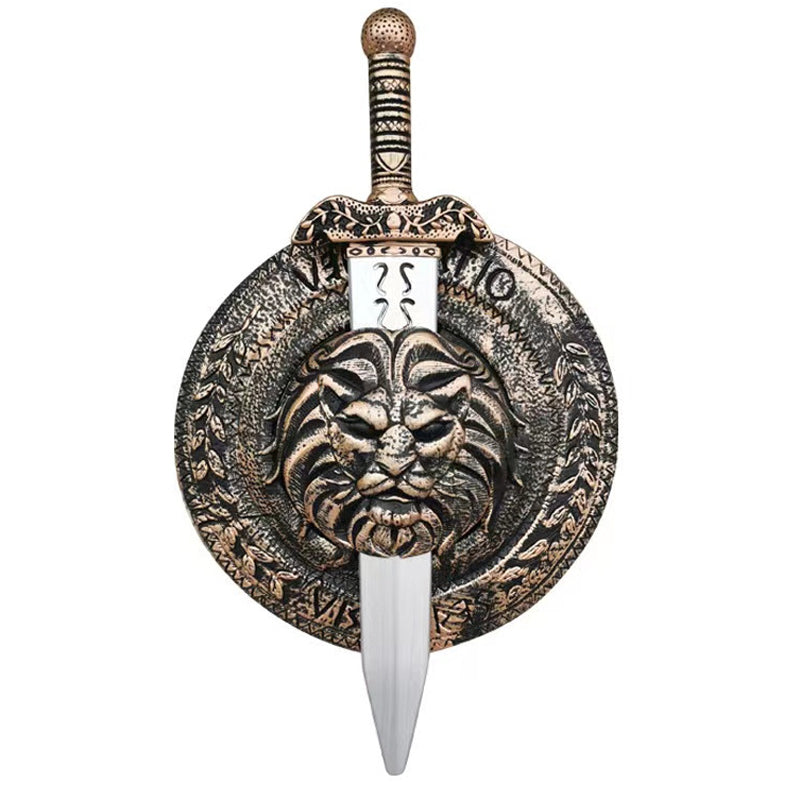2023 Halloween Kids Spartan Warrior Costume With Shield and Sword Props Boys Girls Ancient Roman Warrior Costume