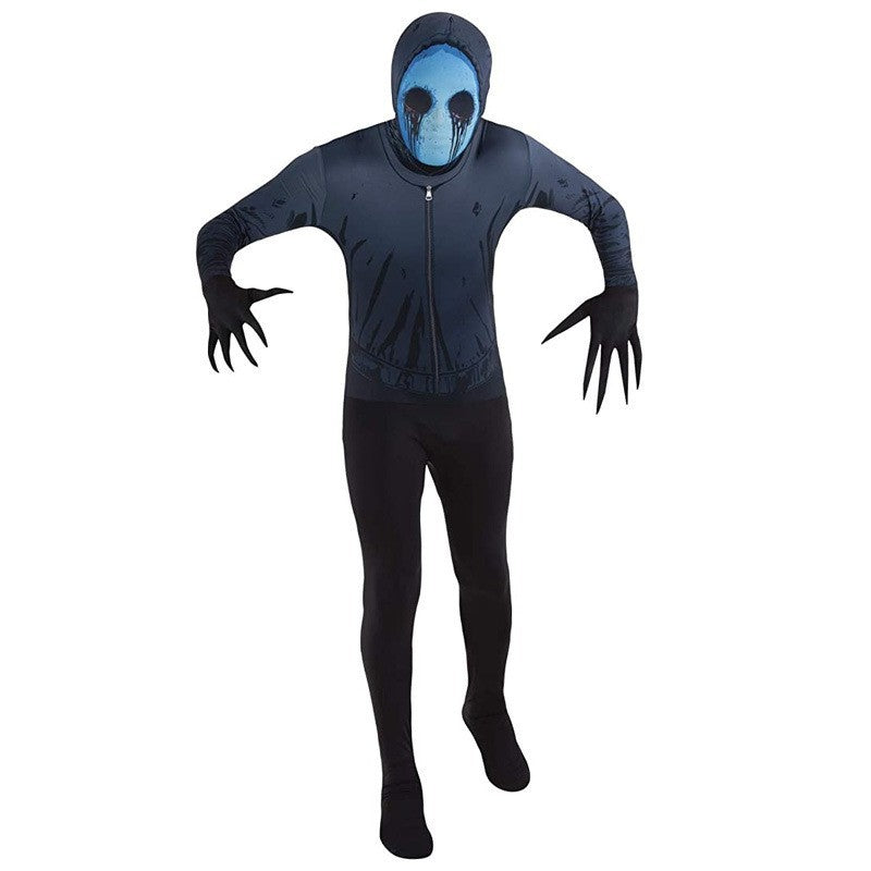 2023 Halloween Kids and Adults Horror Zentai Costume Eyeless Jack Jumpsuit Cosplay Costumes Role Playing Costumes