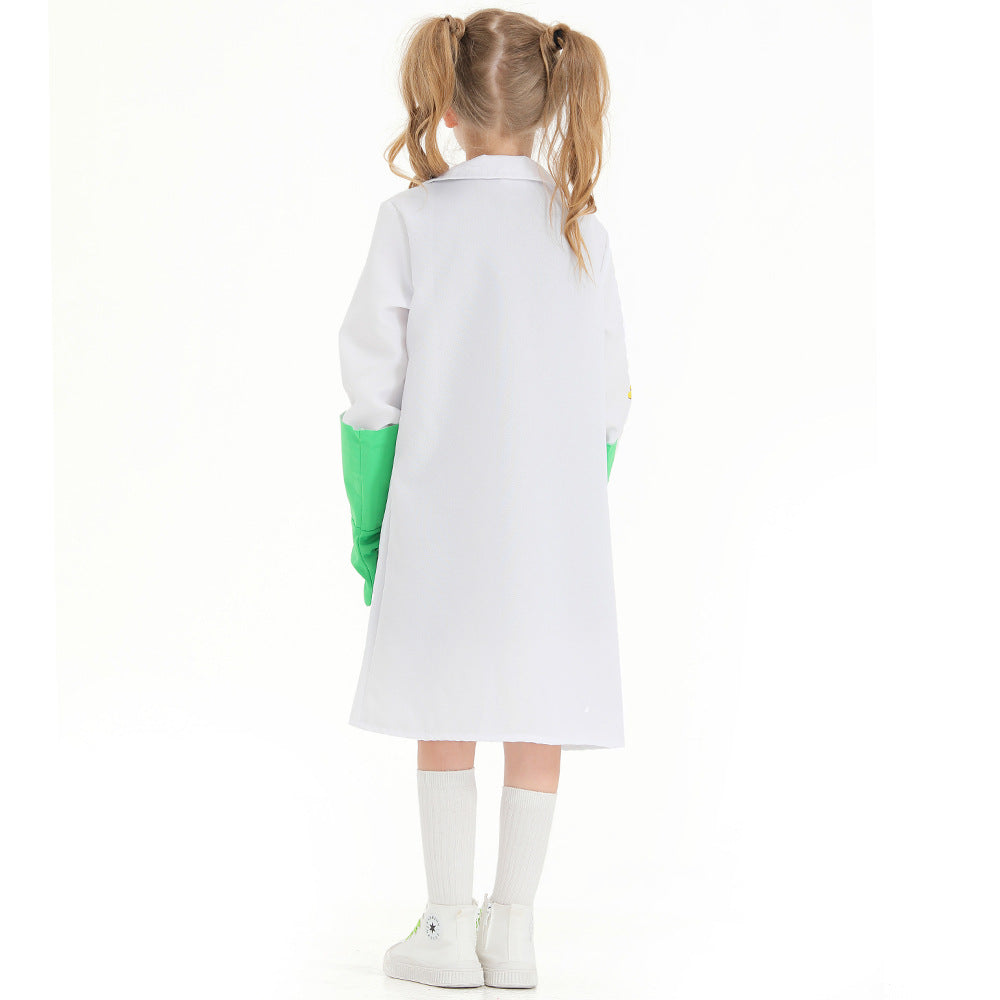 2023 Kids Halloween Costume Girls Halloween Mad Scientist Costumes Halloween Party Performance Costumes