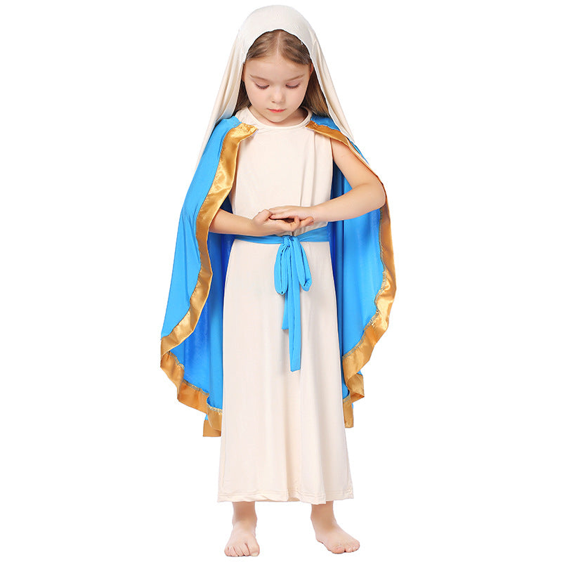 2023 Kids Halloween Stage Performance Costume Shepherd Costume for Girls Boys