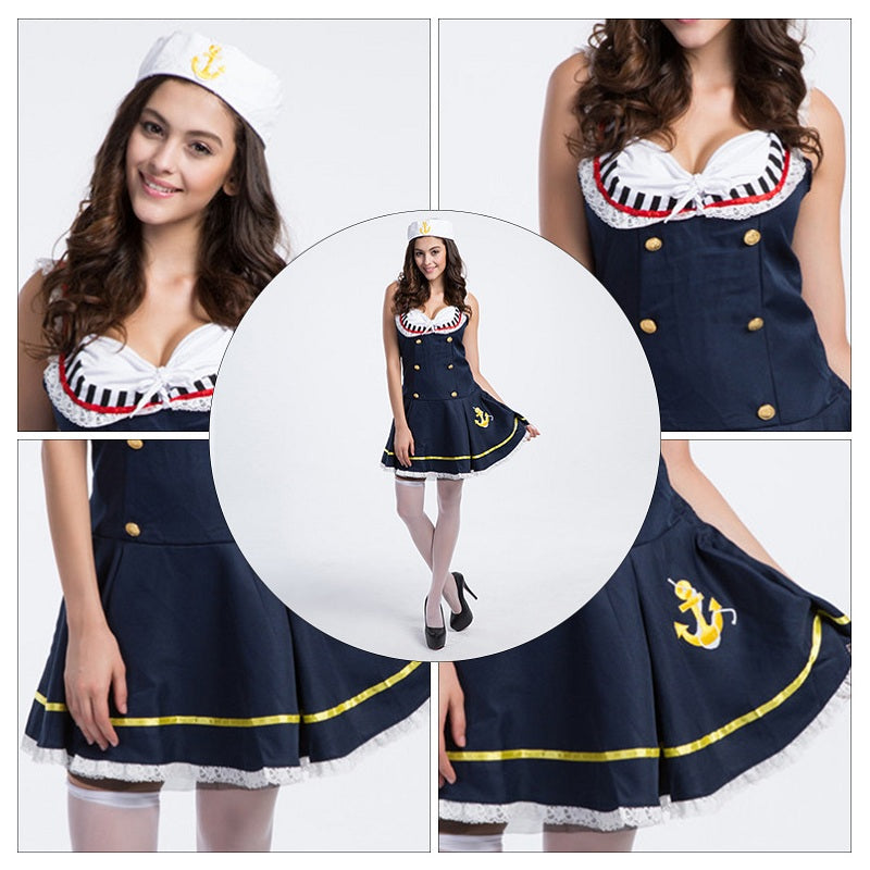 Dreamgirl All Aboard Navy Sailor Costume