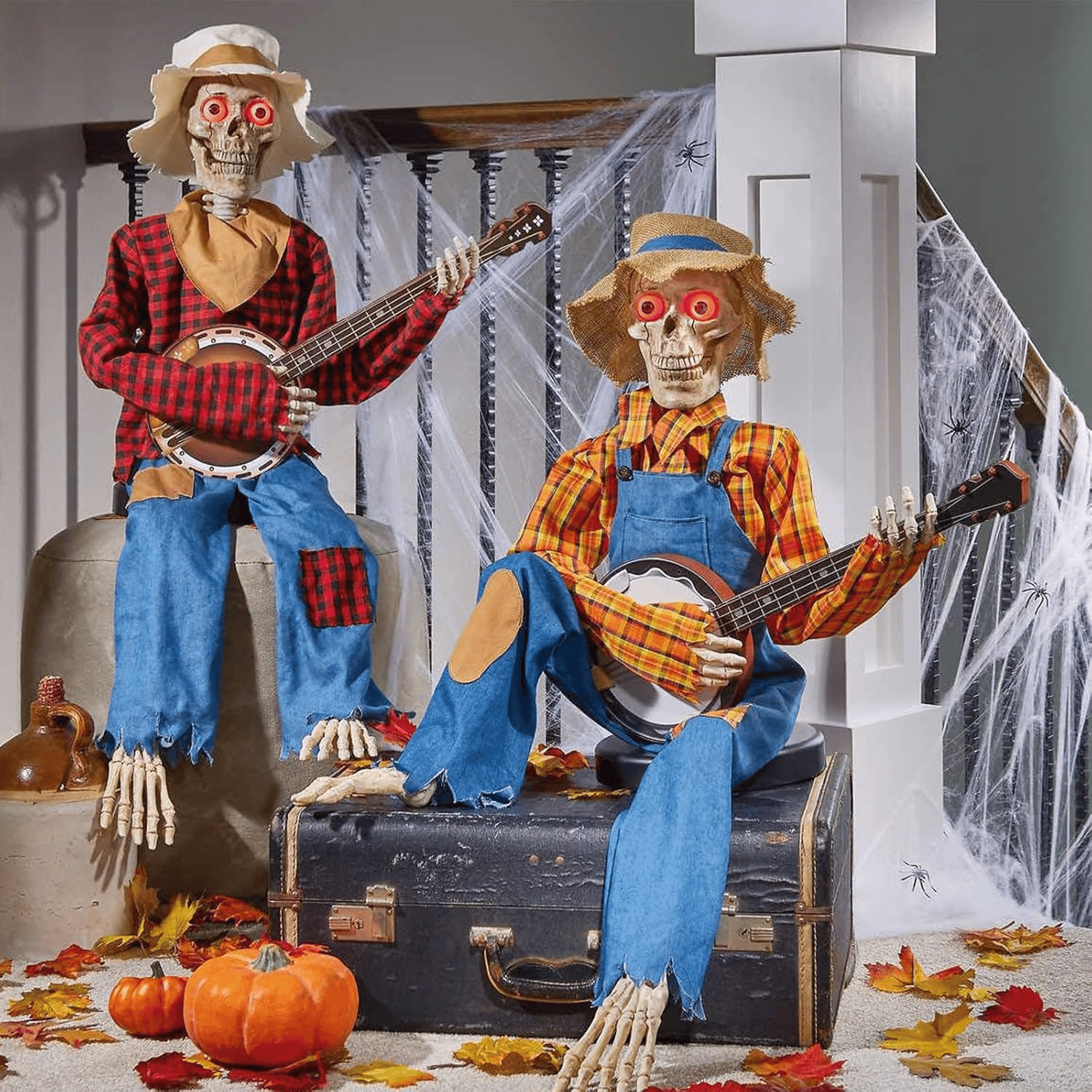 Funny Animated Dueling Banjo Skeletons