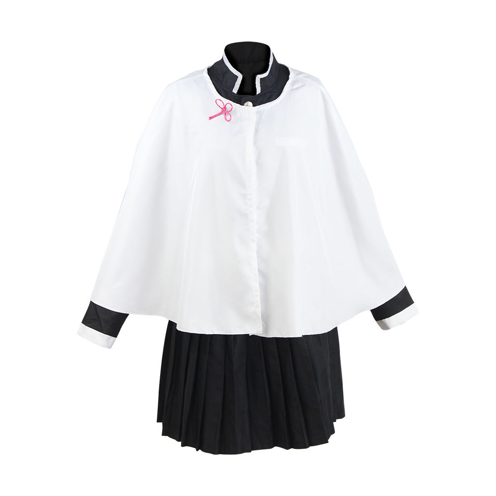 Anime Kanao Tsuyuri Full Set Costume Uniform+Wigs+Boots Halloween Costume Outfit