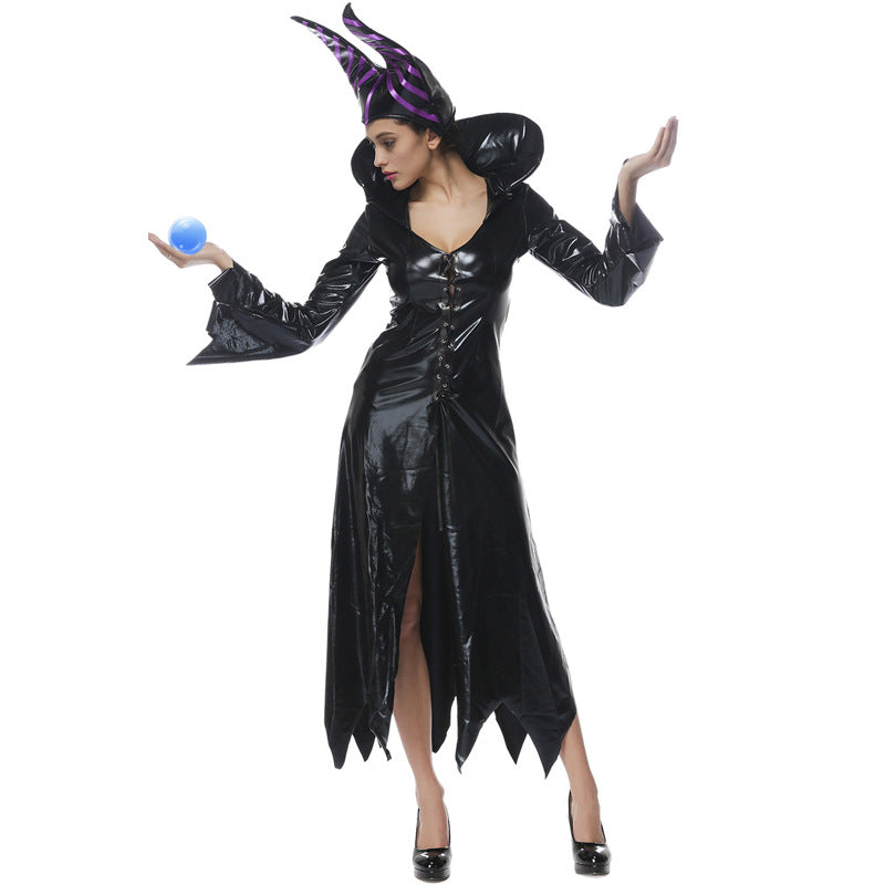 Leather Sleeping Spell Witch Costume Halloween/Stage Performance/Party