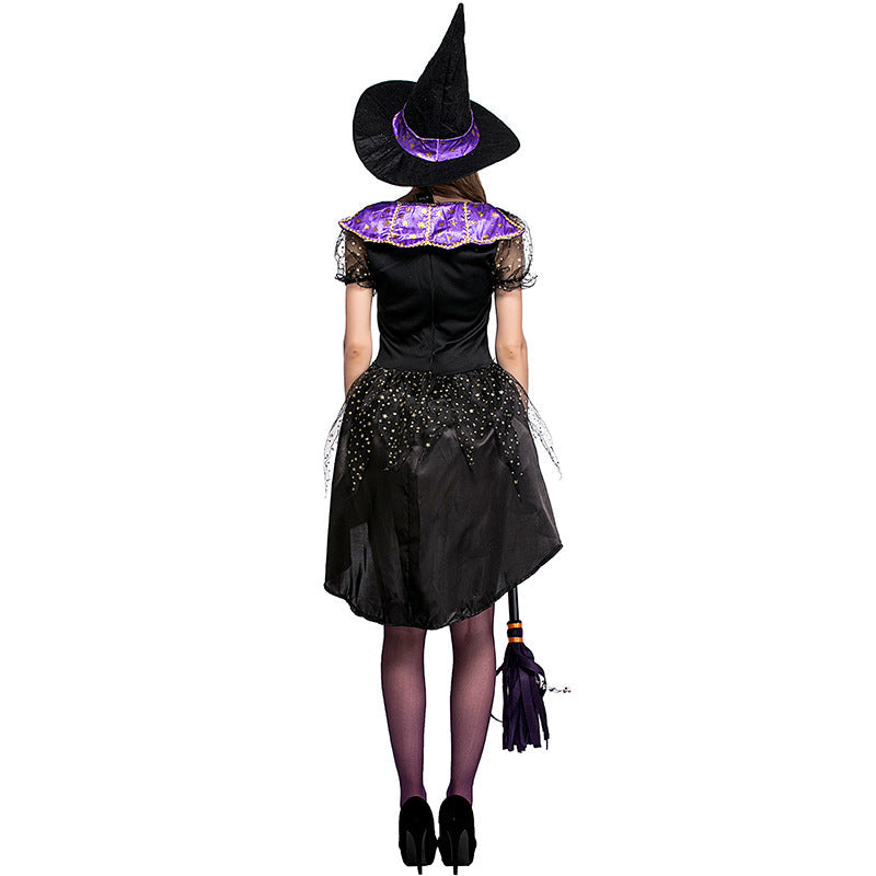 Sexy Purple Swallowtail Tutu Dress Witch Costume Halloween/Stage Performance/Party