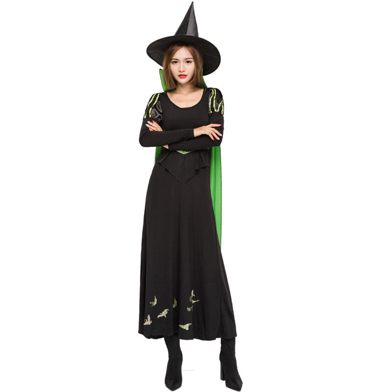 Standing Collar Witch Cosplay Costume Halloween/Stage Performance/Party