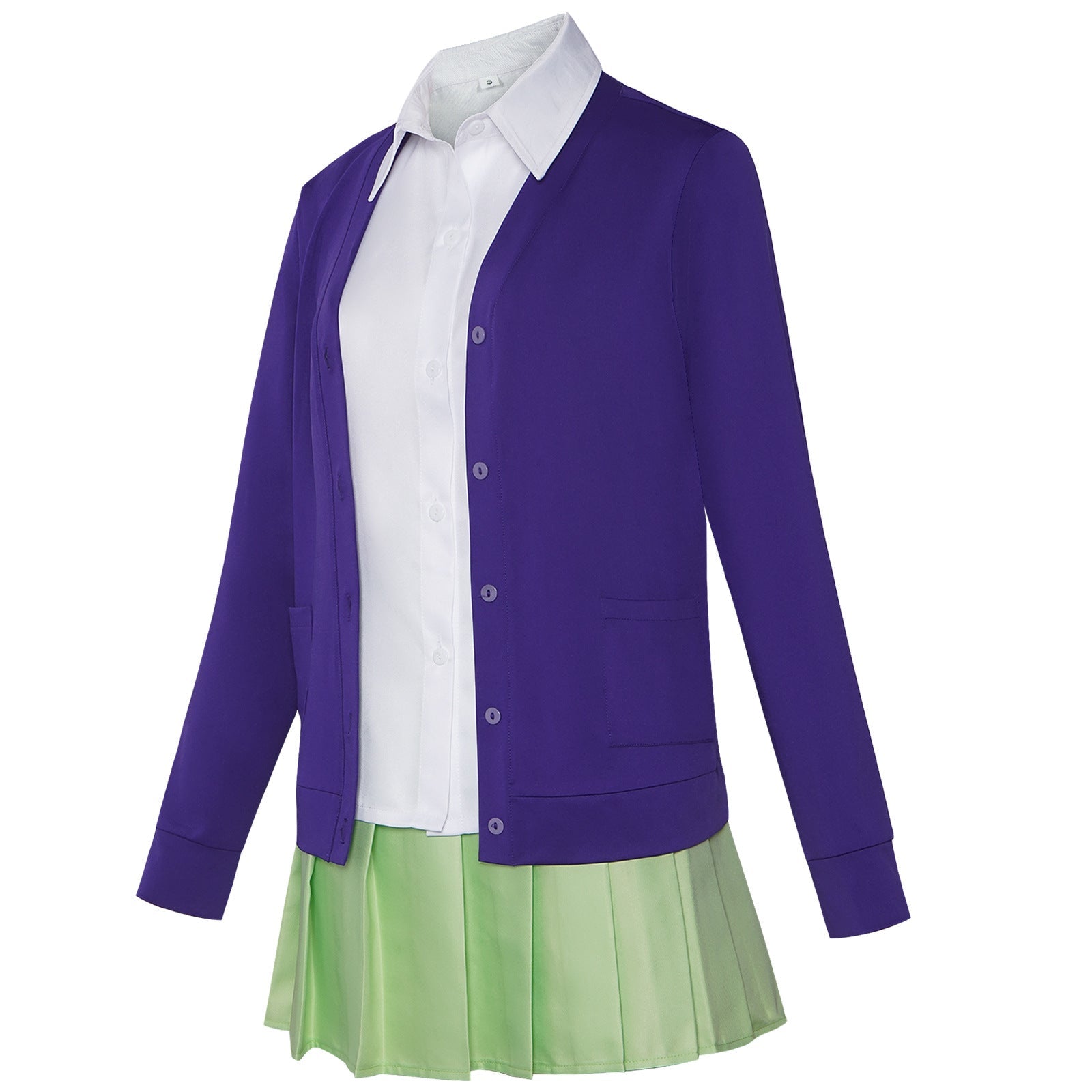 5Hanayome Nino Nakano School Uniform Costume+Wigs Halloween Cosplay Outfit