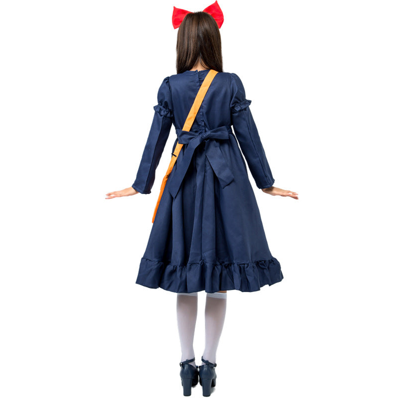 Adult Kiki's Delivery Service Witch Cosplay Costume Halloween/Stage/Party