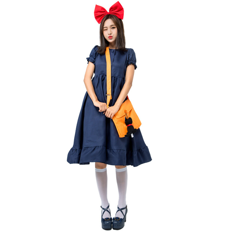 Adult Kiki's Delivery Service Witch Cosplay Costume Halloween/Stage/Party