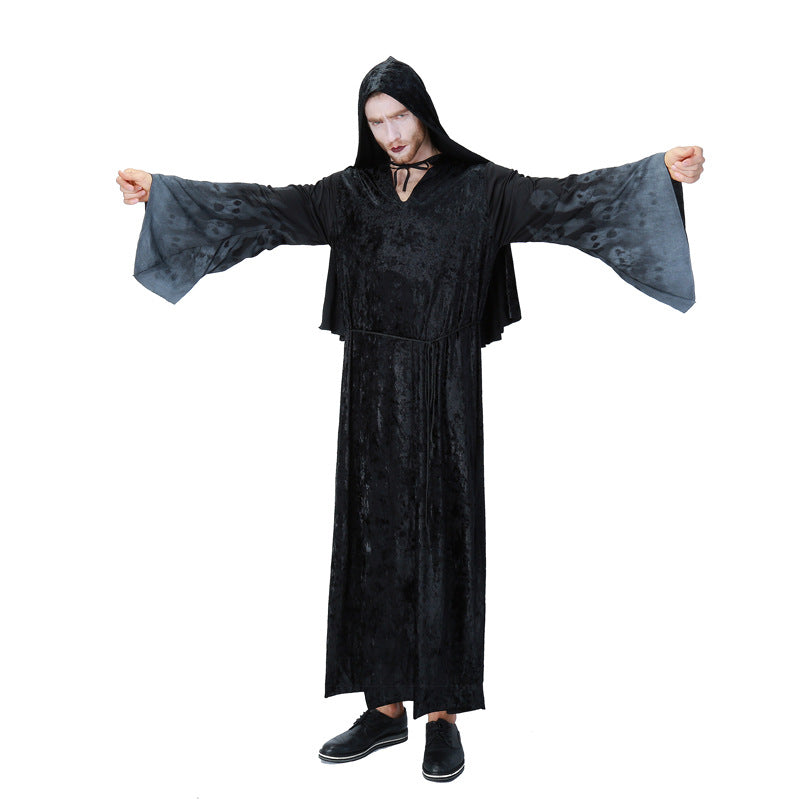 Adult Unisex Vampire Ghost Cosplay Costume For Halloween Party Performance