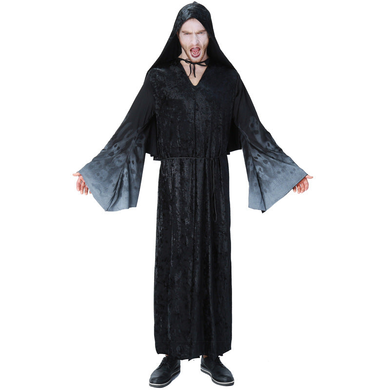 Adult Unisex Vampire Ghost Cosplay Costume For Halloween Party Performance