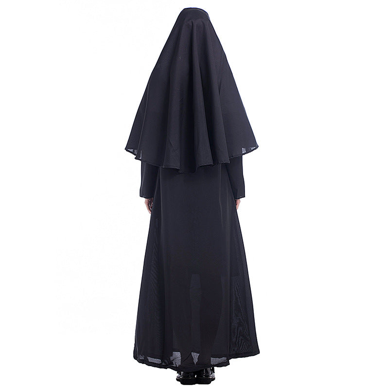 Adult Women Deluxe Nun Costume For Halloween/Stage Performance/Party