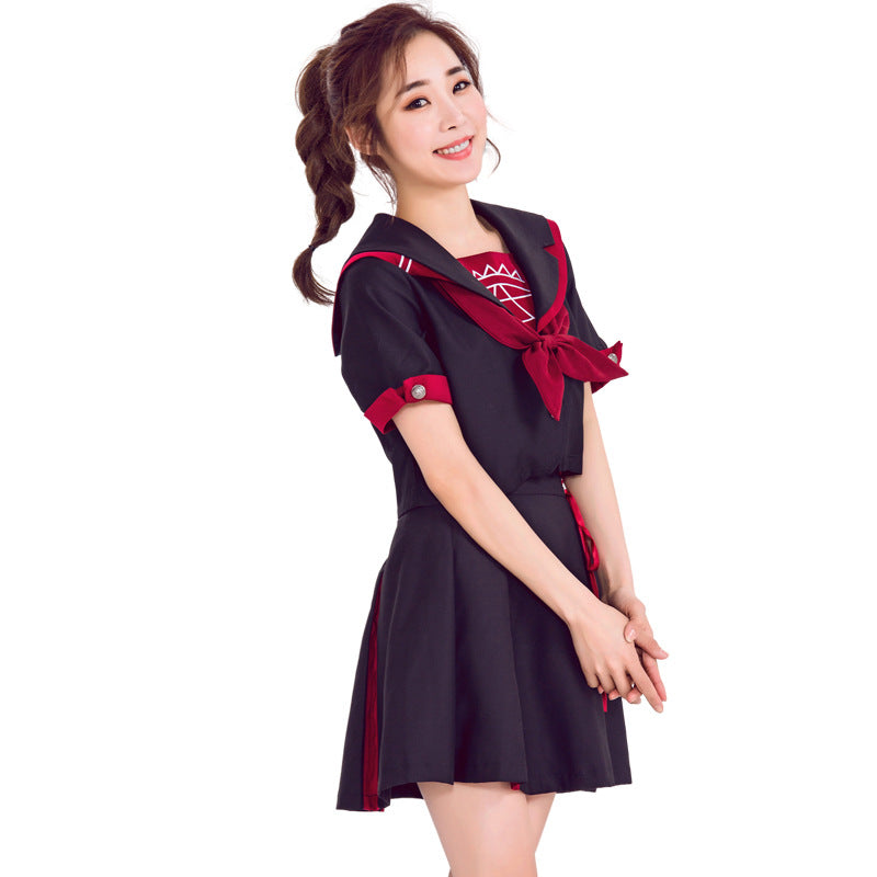 Japanese School Girl Style Navy Sailor Uniform Costume