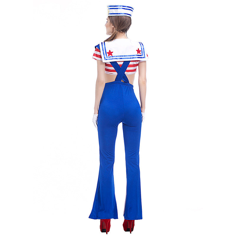 Sling Bell-bottom Pants Navy Sailor Costume