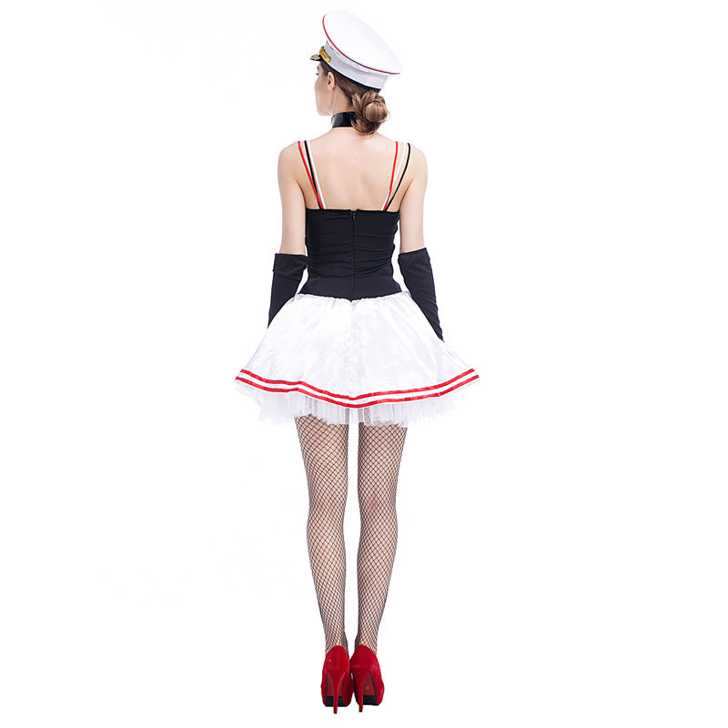 Tube Top Sexy Navy Sailor Costume