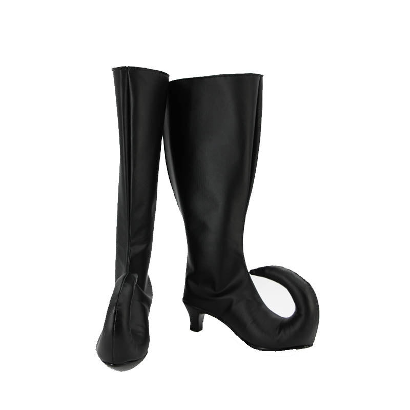 Soul Eater Cosplay Accessories Blair Halloween Cosplay Boots PU Leather Black