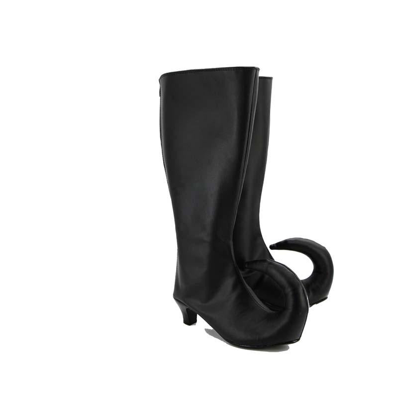 Soul Eater Cosplay Accessories Blair Halloween Cosplay Boots PU Leather Black