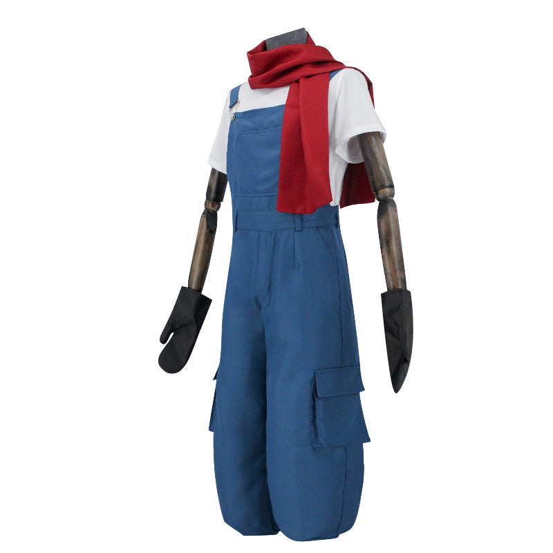 Angels of Death Edward "Eddie" Mason Cosplay Costume Full Set With Scarf Halloween Cosplay Outfit