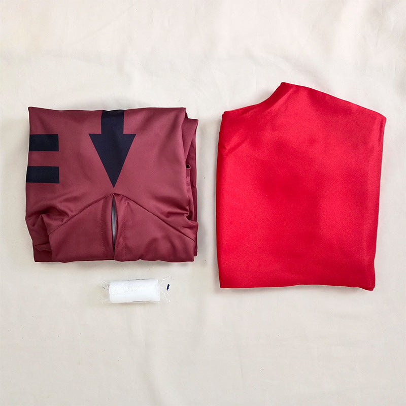 Angels of Death Isaac "Zack" Foster Full Set Costume Suit+Wigs+Cosplay Boots Halloween Costume Outfit Set