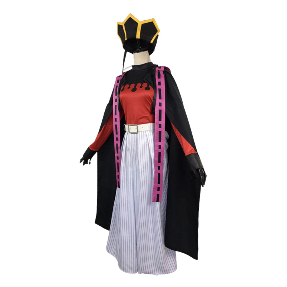 Anime Upper Rank Two Doma Costume+Wigs+Shoes Full Set Cosplay Outfit