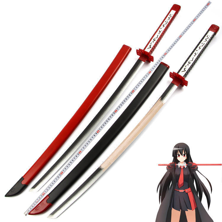 Anime Akame ga Kill! Akame Cosplay Weapon Wooden Sword One-Cut Killer: Murasame Props Halloween Costume Accessories