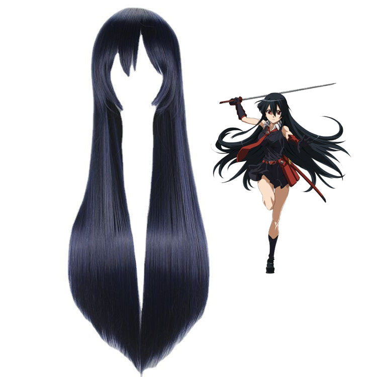 Anime Akame ga Kill! Akame Costume+Wigs+Shoes Full Set Halloween Costume Uniform Outfit Set