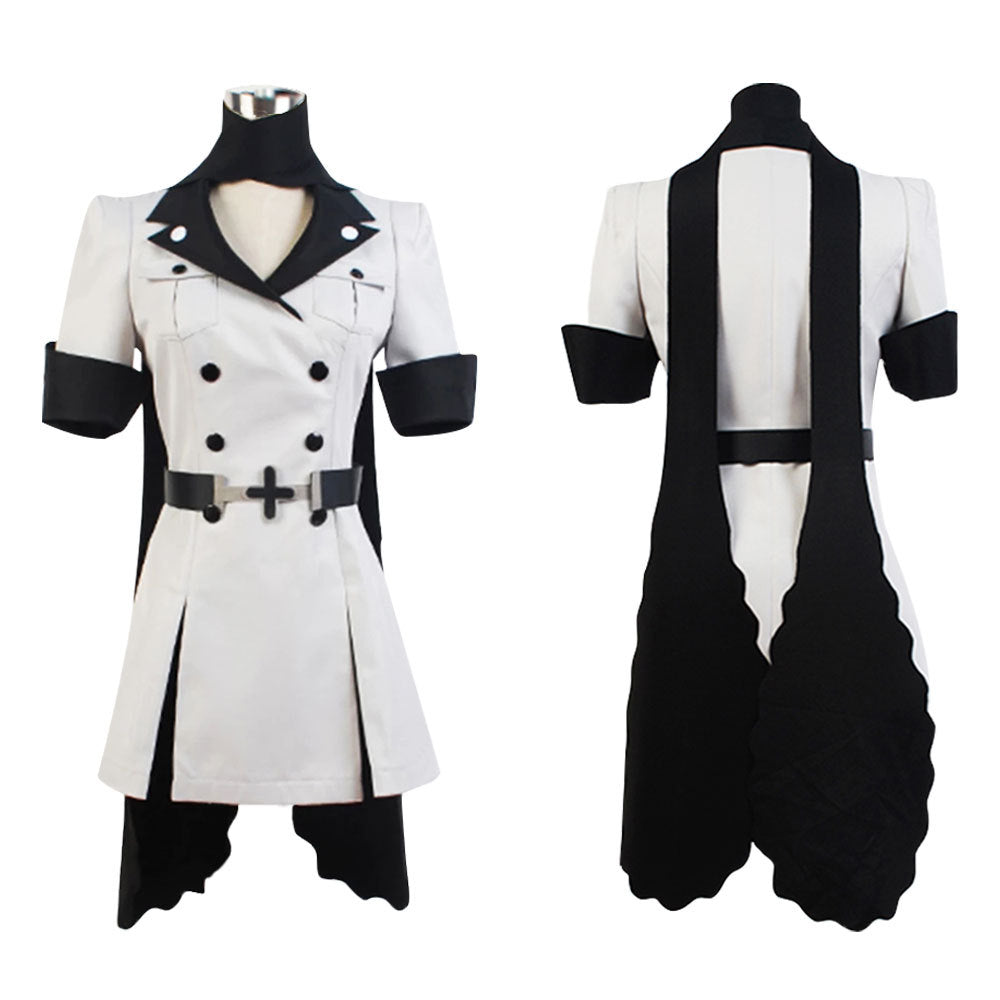 Anime Akame ga Kill! General Esdeath Uniform Costume Whole Set With Wigs+Boots+Hat Halloween Carnival Costume Outfit Set