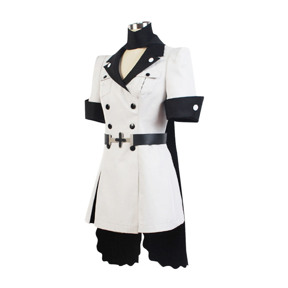 Anime Akame ga Kill! General Esdeath Uniform Costume Whole Set With Wigs+Boots+Hat Halloween Carnival Costume Outfit Set