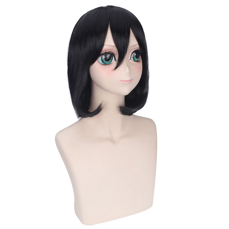 Attack on Titan Mikasa Ackermann Cosplay Wigs Black Short Wigs