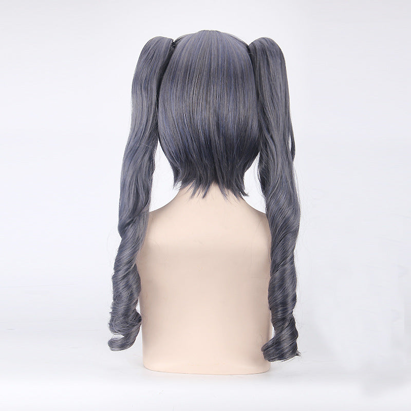 Anime Kuroshitsuji Black Butler Earl Ciel Phantomhive Female Cosplay Wigs Long Grey Wigs