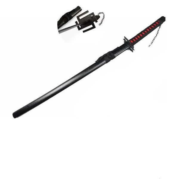 Anime Cosplay Swords Ichigo Bankai Tensa Zangetsu Cosplay Wooden Sword