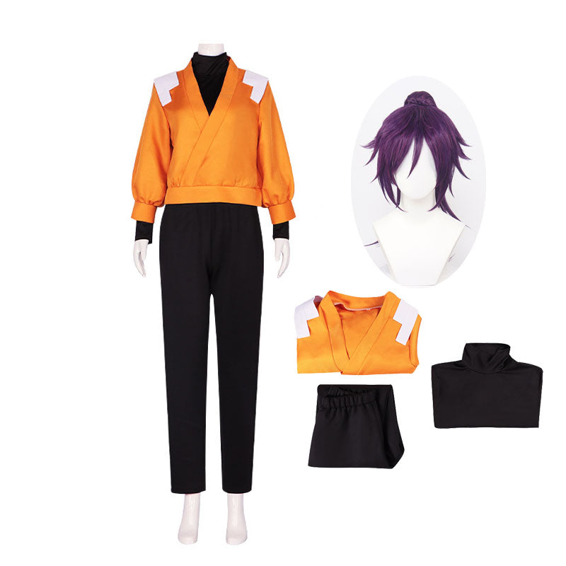 Yoruichi Shihoin Cosplay Costume Halloween Cosplay Outfit Set