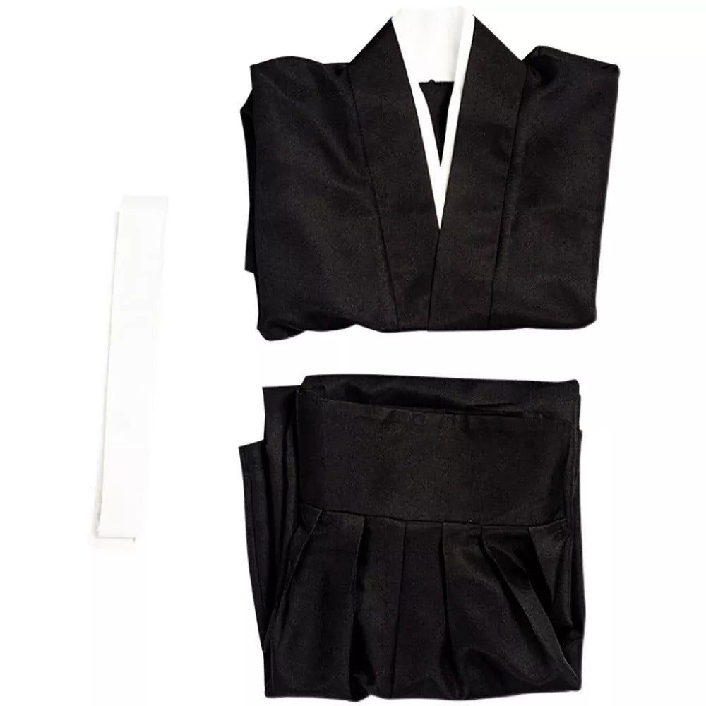 Kuchiki Rukia Costume Full Set With Wigs and Shoes Halloween Cosplay Outfit