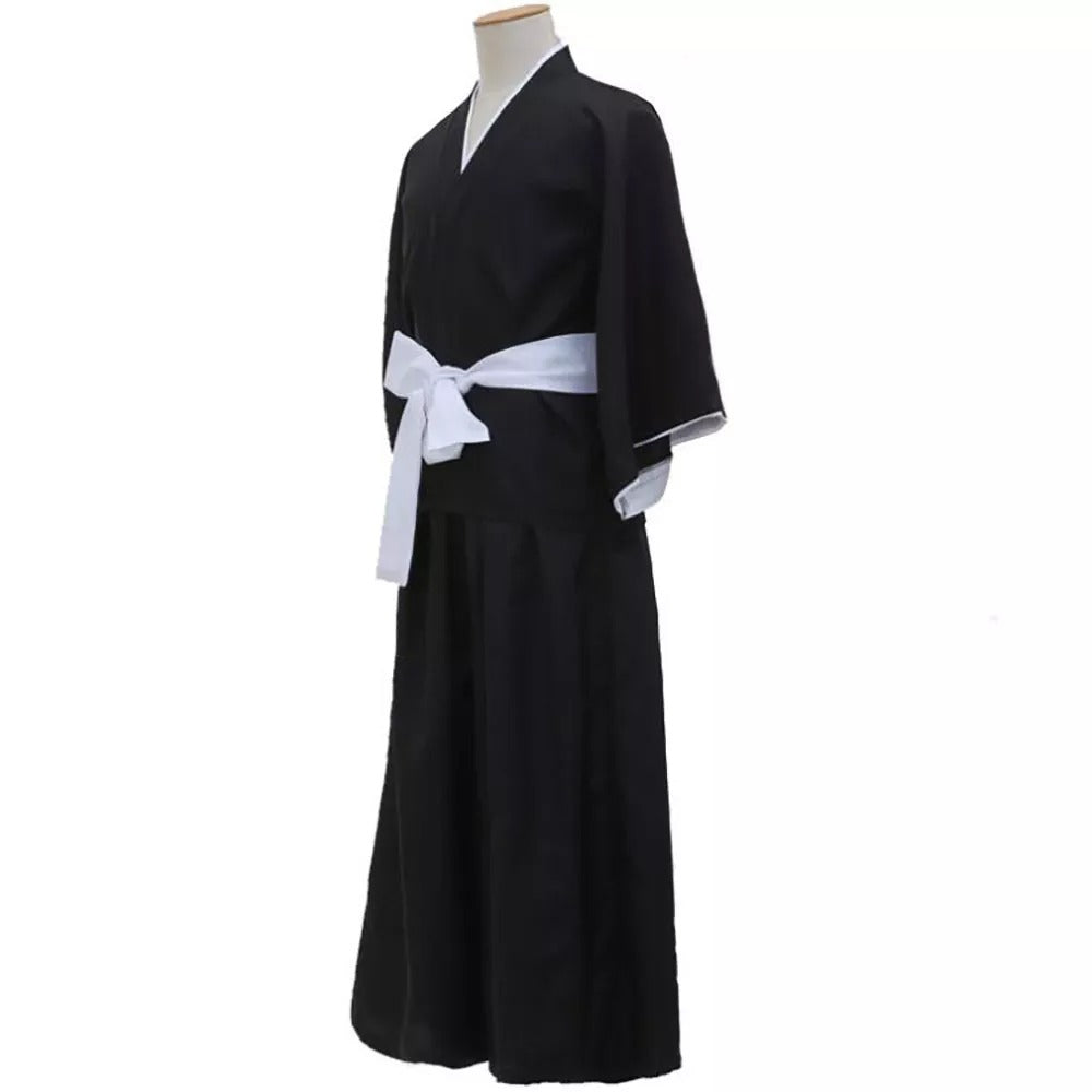 Kuchiki Rukia Costume Full Set With Wigs and Shoes Halloween Cosplay Outfit