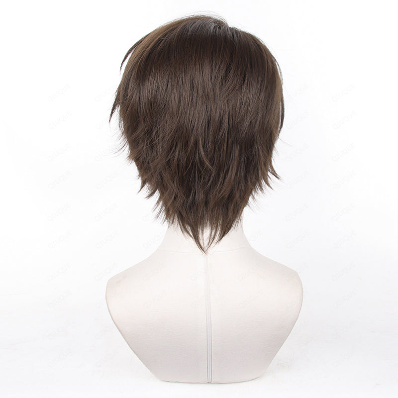 Anime Blue Lock  Kenyu Yukimiya Cosplay Wigs Brown Short Wigs