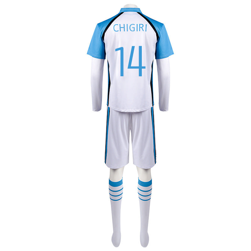 Anime Blue Lock Manshine City Jersey Costume Cosplay Outfit