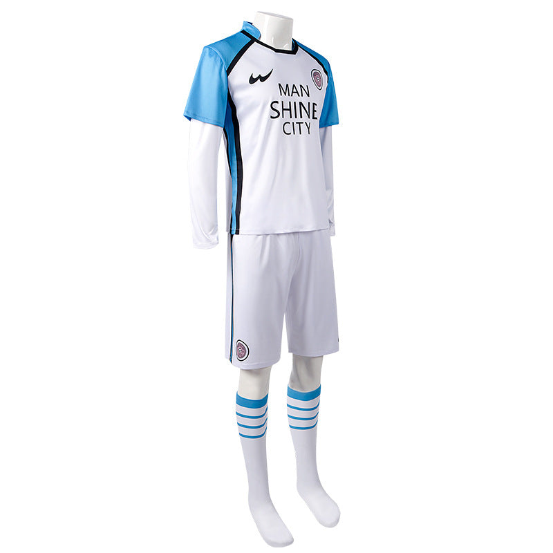 Anime Blue Lock Manshine City Jersey Costume Cosplay Outfit