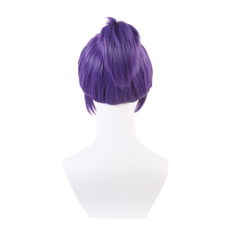 Anime Blue Lock Manshine City Reo Mikage Cosplay Wigs Purple Wigs