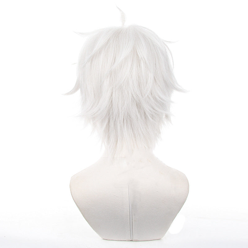 Anime Blue Lock Seishiro Nagi Cosplay Wigs White Short Costume Wigs Accessories